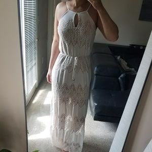 BarIII maxi dress white